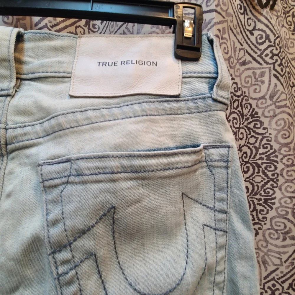 True Religion Light Wash Skinny Jeans